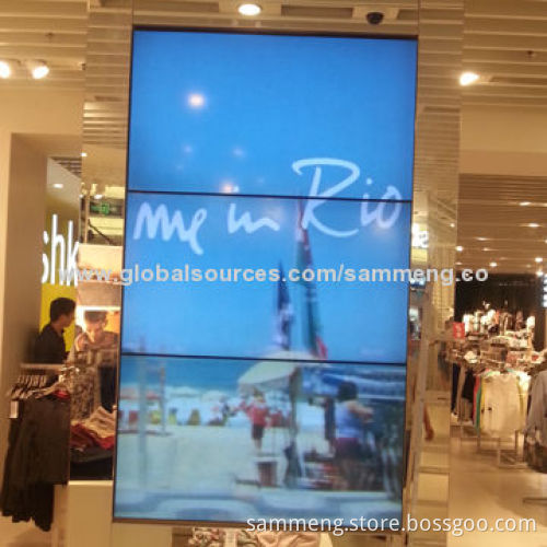 LCD TV Screen Wall, 47-inch LG Panel 800 CD/m2 Brightness 4.9 Ultra Narrow Bezel
